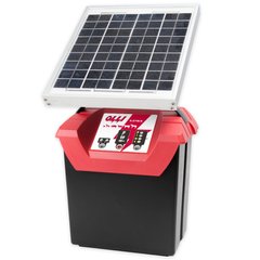 Электропастух OLLI 9.07S от солнечной панели и аккумулятора