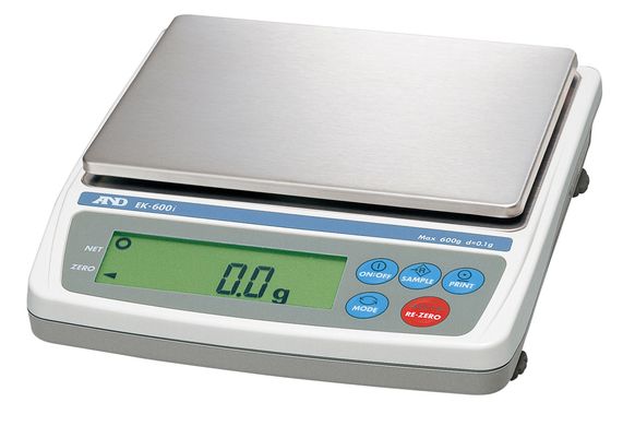 Весы лабораторные A&D EK-600i (НГВ 600 г, д. 0.1 г, платформа 133x170 мм)