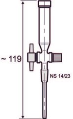 Крапельна воронка GERHARDT TRC, для TURBOTHERM установки для розкладання 'Цианід' версії 12-0287 фото