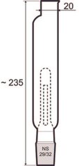 Зміїовик охолодження GERHARDT, З NS29, верхній отвір діаметром 20мм, для 'Цианід' версії 12-0290 фото