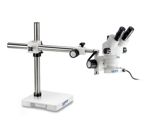 Профессиональный тринокулярный стереомикроскоп KERN OZM-913 на двойном телескопическом штативе OZM-913 фото