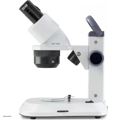 Cтереомикроскоп KERN OSF-439 с 3-мя объективами 1х / 2х / 4х для школ и лабораторий OSF-439 фото