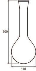 Колба К'єльдаля GERHARDT KD750, 750мл, зі збільшеним горлом для VAPODEST - 4 шт 12-0314 фото